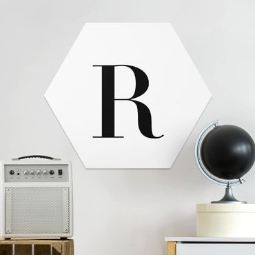 Hexagon Bild Forex - Buchstabe Serif Weiß R