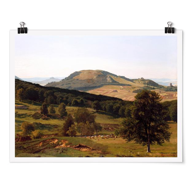 Poster - Albert Bierstadt - Berg und Tal - Querformat 3:4