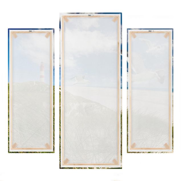 Leinwandbild 3-teilig - Dune Breeze - Galerie Triptychon