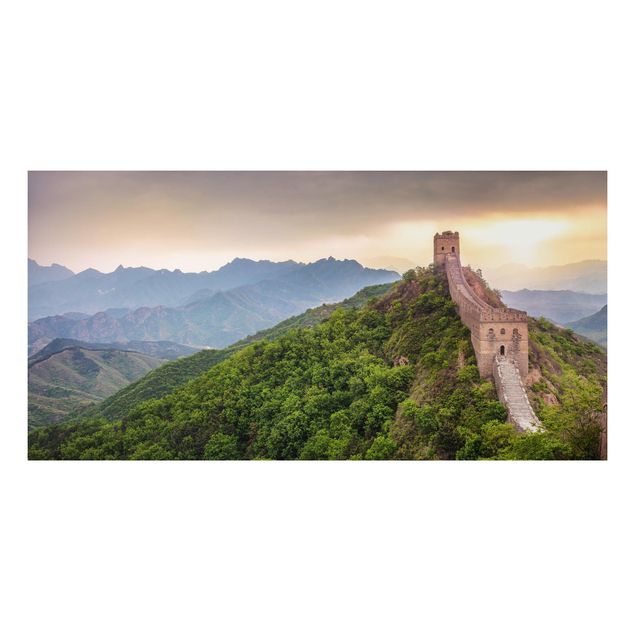 Alu-Dibond - Die unendliche Mauer von China - Hochformat