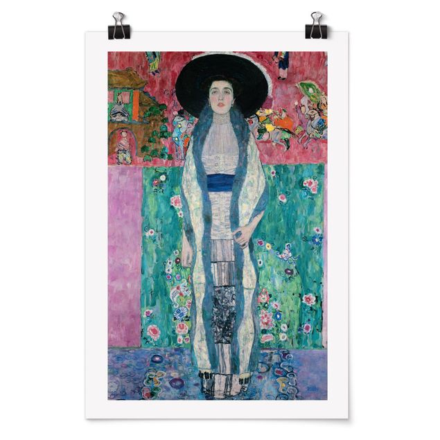Poster - Gustav Klimt - Adele Bloch-Bauer II - Hochformat 3:2