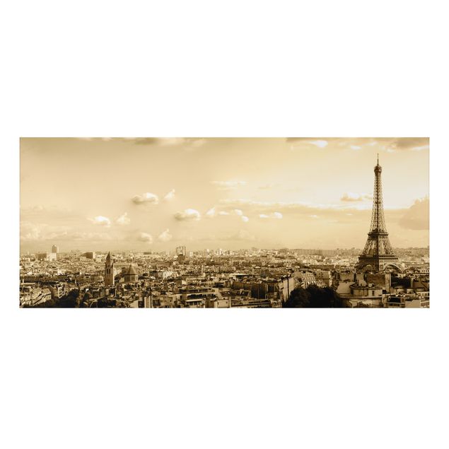 Alu-Dibond Bild - I Love Paris