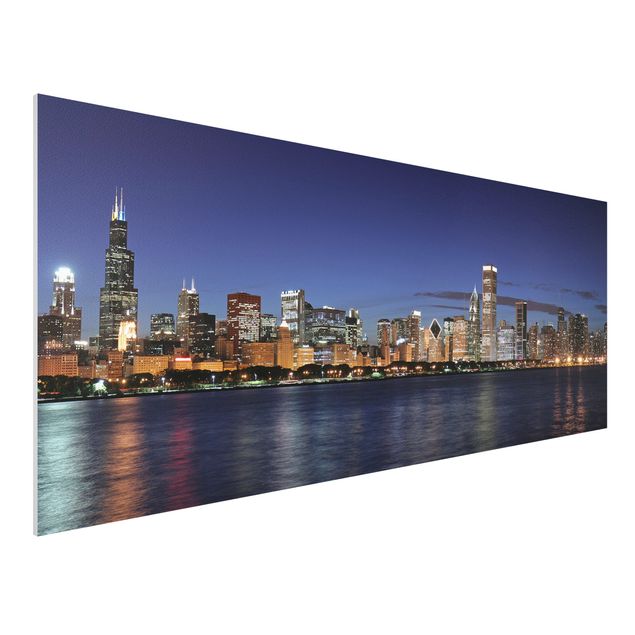 Forexbild - Chicago Skyline bei Nacht