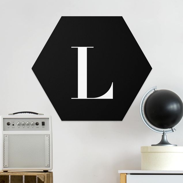 Hexagon Bild Forex - Buchstabe Serif Schwarz L