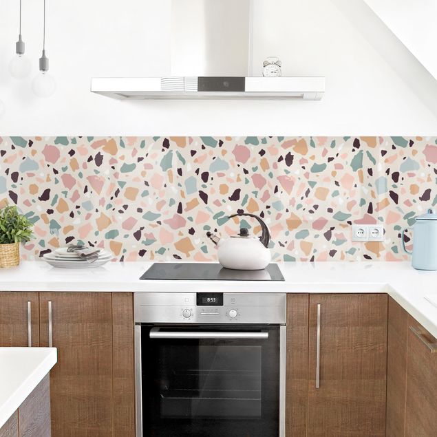 Küchenrückwand - Terrazzo Muster Napoli