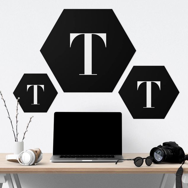 Hexagon Bild Forex - Buchstabe Serif Schwarz T