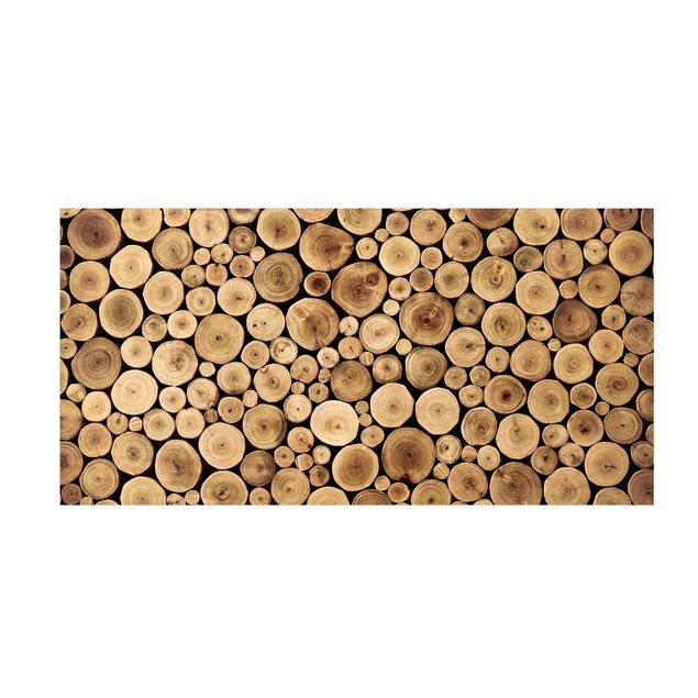 Teppich braun Homey Firewood