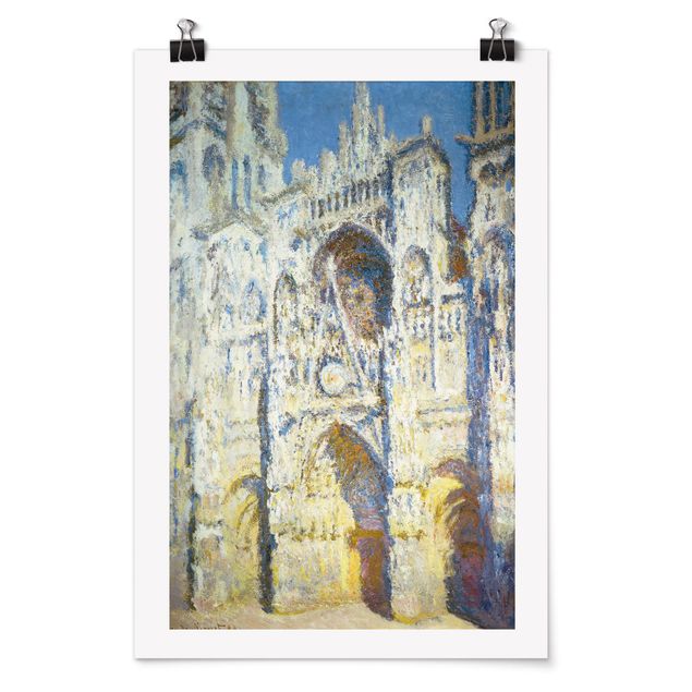 Poster - Claude Monet - Kathedrale von Rouen - Hochformat 3:2