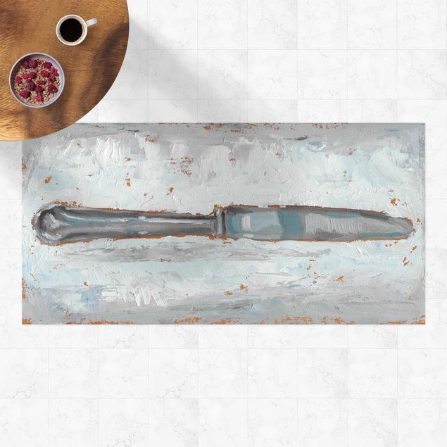 Balkon Teppich Impressionistisches Besteck - Messer