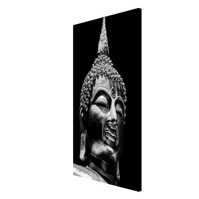 Magnettafel - Buddha Statue Gesicht - Memoboard Hochformat 4:3