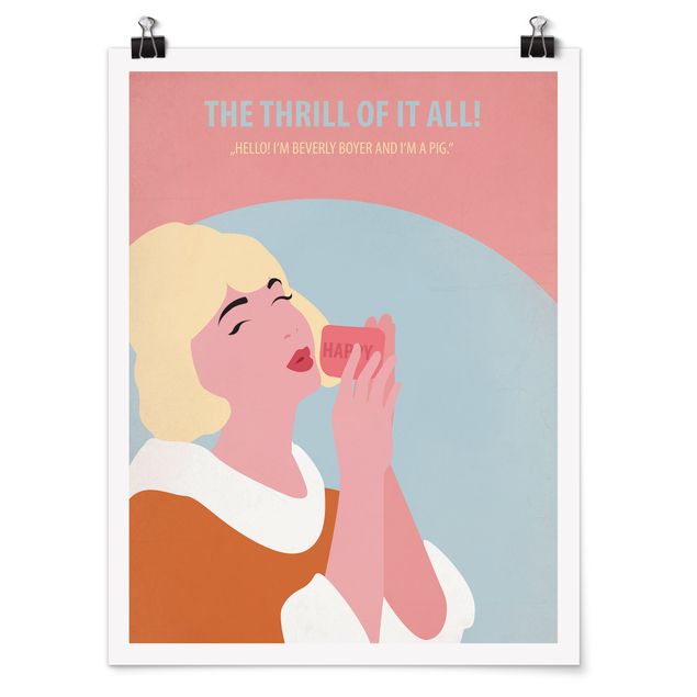 Poster - Filmposter The thrill of it all! - Hochformat 4:3