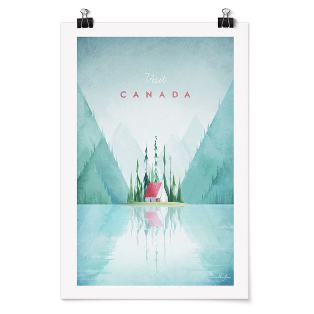 Poster - Reiseposter - Canada - Hochformat 3:2