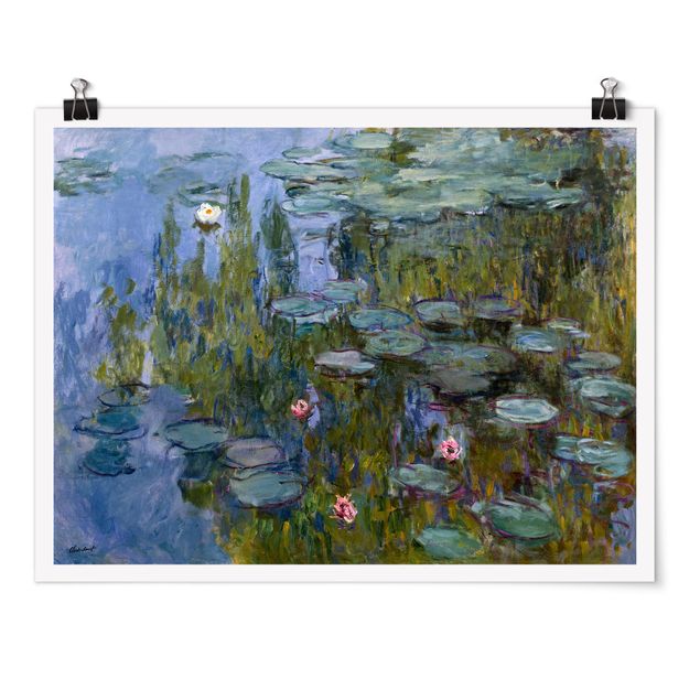 Poster - Claude Monet - Seerosen (Nympheas) - Querformat 3:4