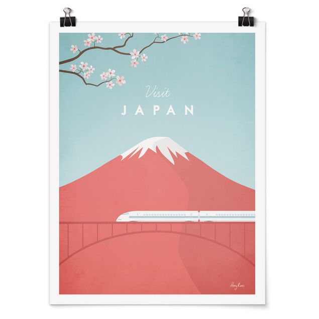 Poster - Reiseposter - Japan - Hochformat 4:3