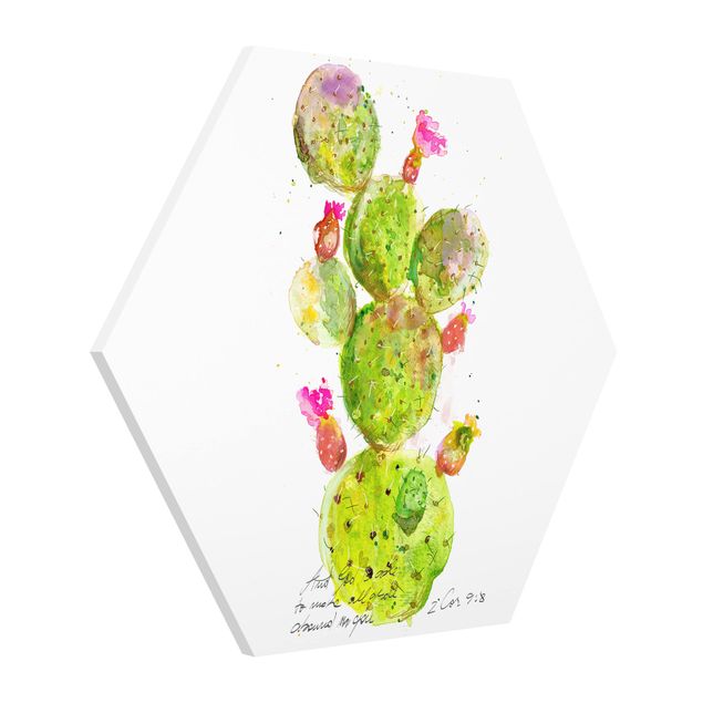 Hexagon Bild Forex - Kaktus mit Bibellvers III