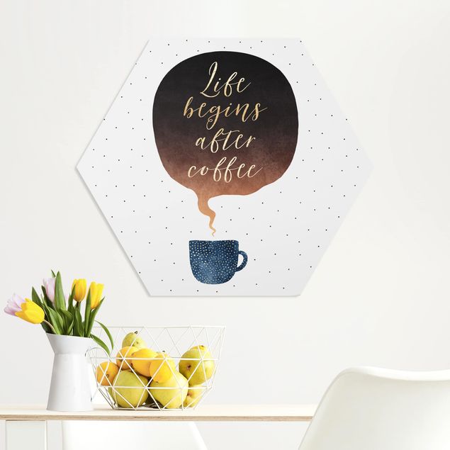 Hexagon Bild Forex - Life Begins After Coffee Punkte