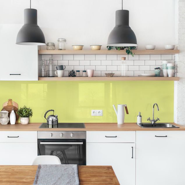 Küchenrückwand - Pastellgrün