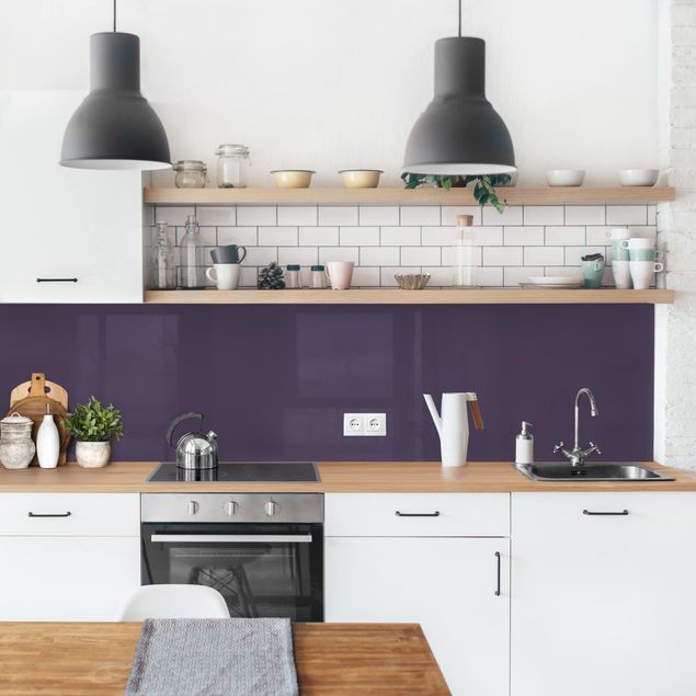 Küchenrückwand - Rotviolett