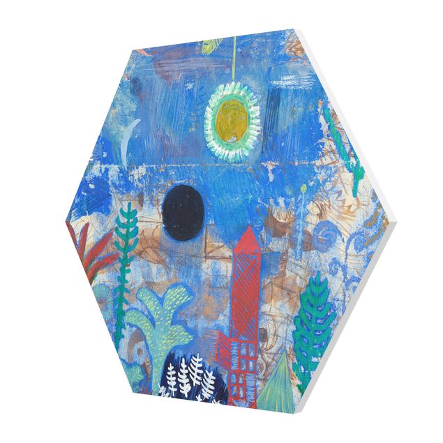 Hexagon Bild Forex - Paul Klee - Versunkene Landschaft