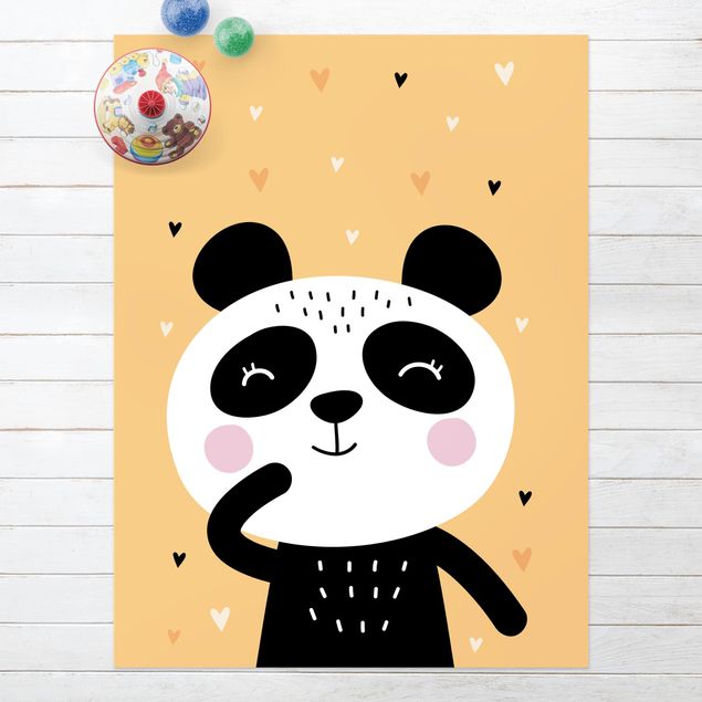 outdoor-teppich wetterfest Der glückliche Panda