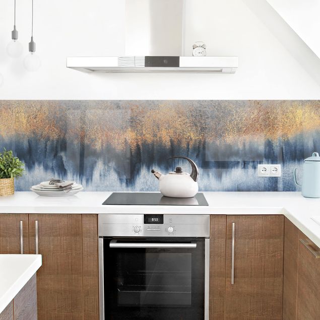 Küchenrückwand - Goldener Horizont
