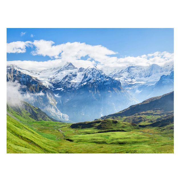 Magnettafel - Schweizer Alpenpanorama - Querfromat 4:3