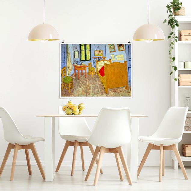 Poster - Vincent van Gogh - Schlafzimmer in Arles - Querformat 3:4
