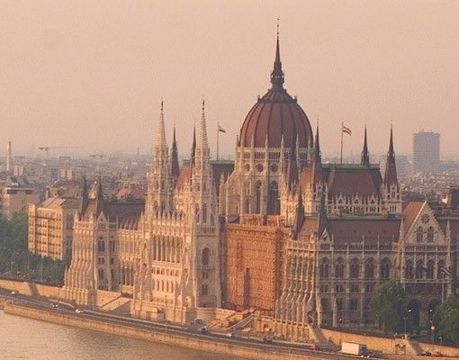 Fliesenbild - Budapest Skyline