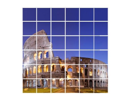 Fliesenbild - Erleuchtetes Kolosseum