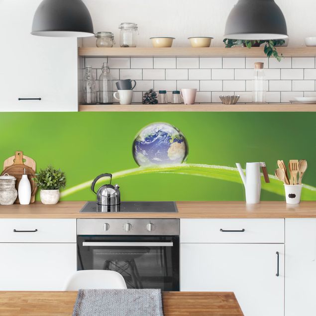 Küchenrückwand - Grüne Hoffnung