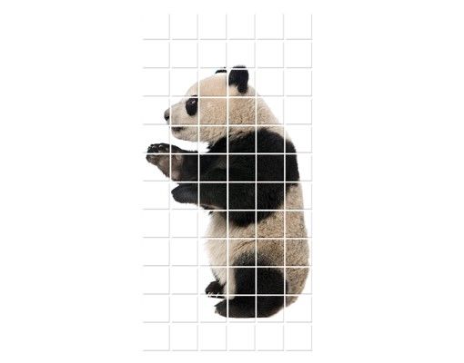 Fliesenbild - Stehender Panda