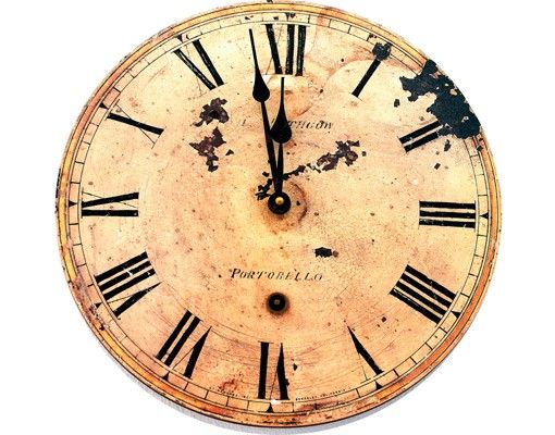 Wandsticker No.496 Römische Uhr