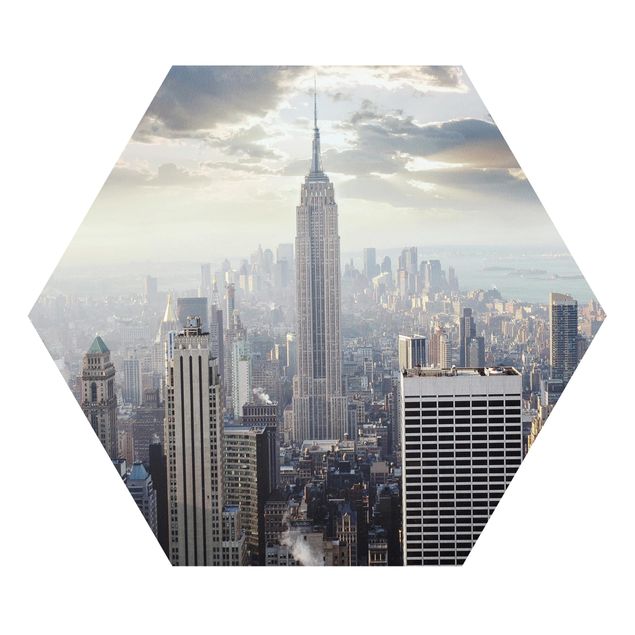 Hexagon Bild Forex - Sonnenaufgang in New York