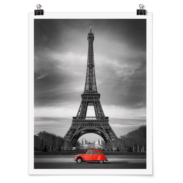 Poster - Spot on Paris - Hochformat 3:4
