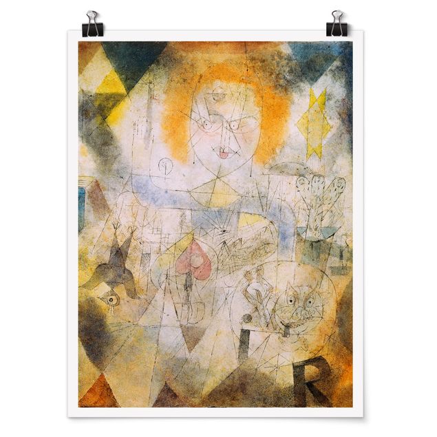 Poster - Paul Klee - Irma Rossa - Hochformat 3:4