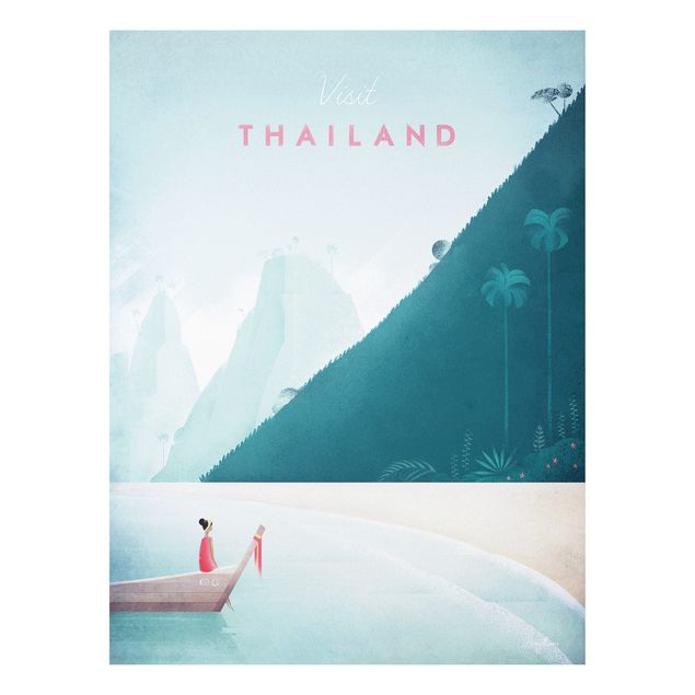 Forex Fine Art Print - Reiseposter - Thailand - Hochformat 4:3