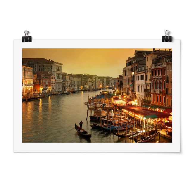 Poster - Großer Kanal von Venedig - Querformat 2:3
