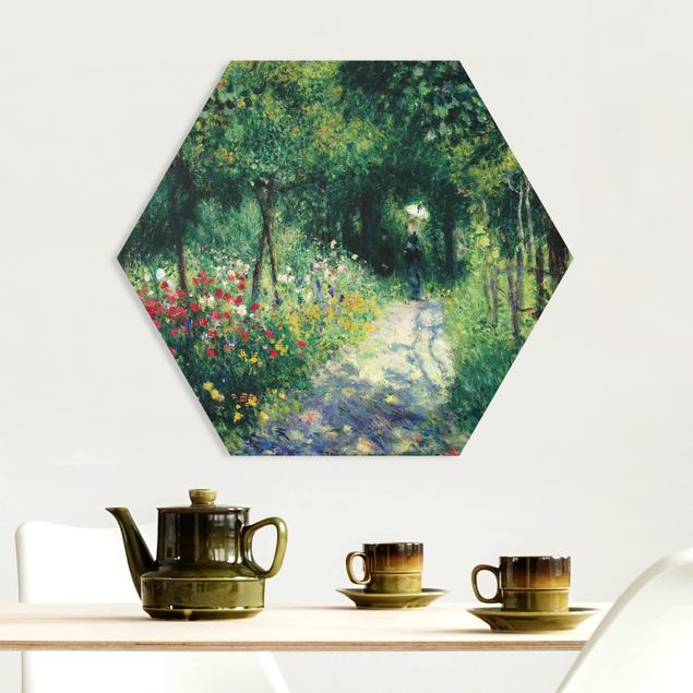 Hexagon Bild Forex - Auguste Renoir - Frauen im Garten