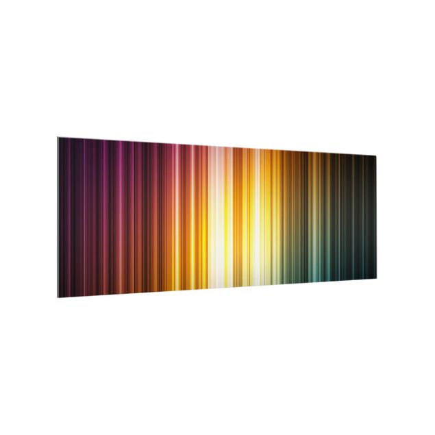 Spritzschutz Glas - Rainbow Light - Panorama - 5:2