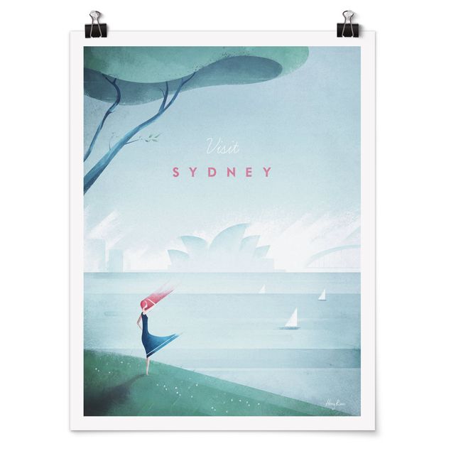 Poster - Reiseposter - Sidney - Hochformat 4:3