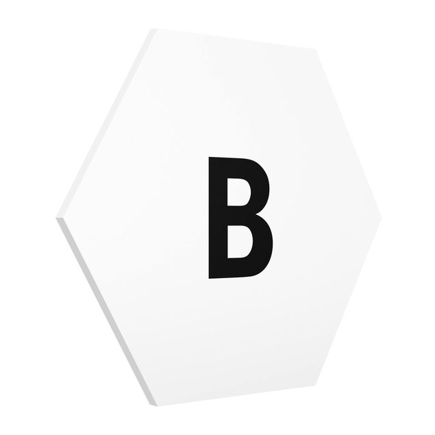 Hexagon Bild Forex - Buchstabe Weiß B