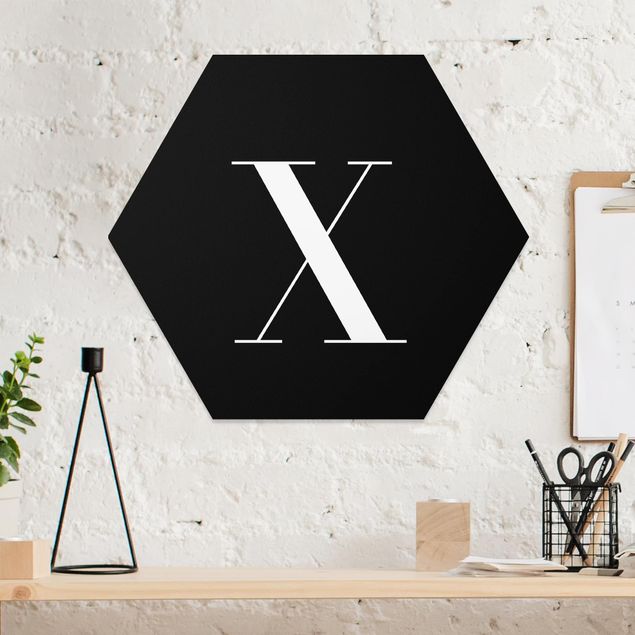 Hexagon Bild Forex - Buchstabe Serif Schwarz X