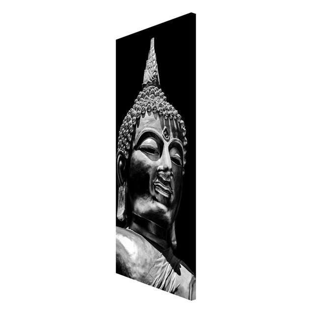 Magnettafel - Buddha Statue Gesicht - Memoboard Panorama Hochformat 2:1