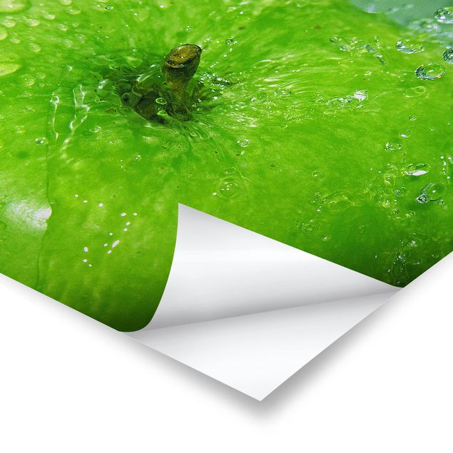 Poster - Green Apple - Quadrat 1:1