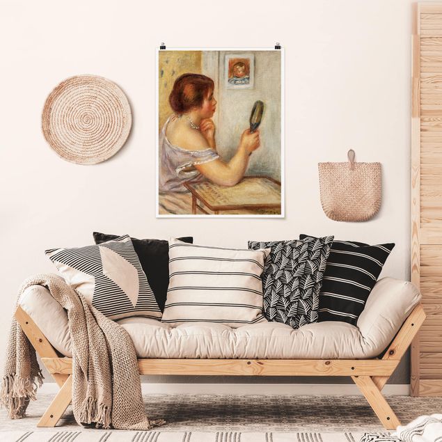 Poster - Auguste Renoir - Gabrielle mit Spiegel - Hochformat 3:4
