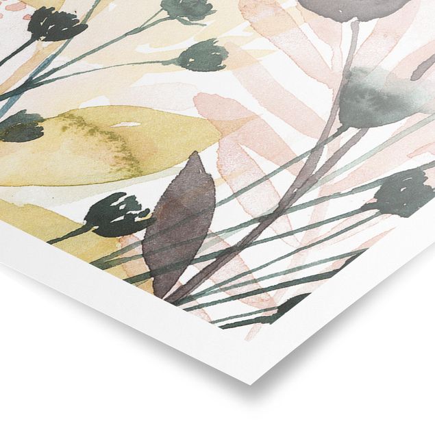 Poster - Wildblumen im Sommer II - Panorama Querformat