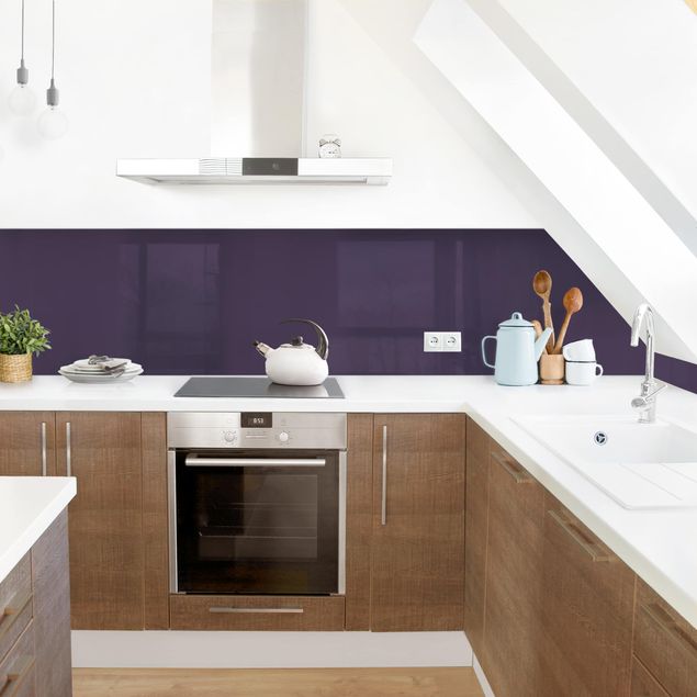Küchenrückwand - Rotviolett