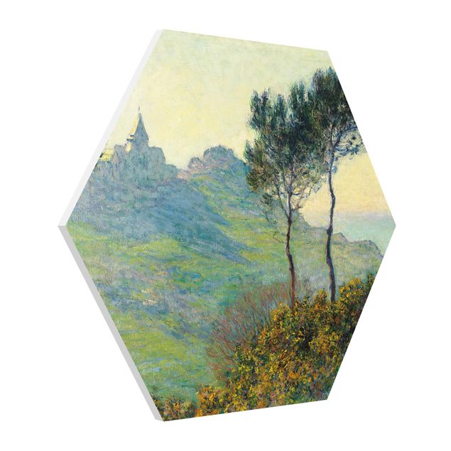 Hexagon Bild Forex - Claude Monet - Varengeville Abendsonne