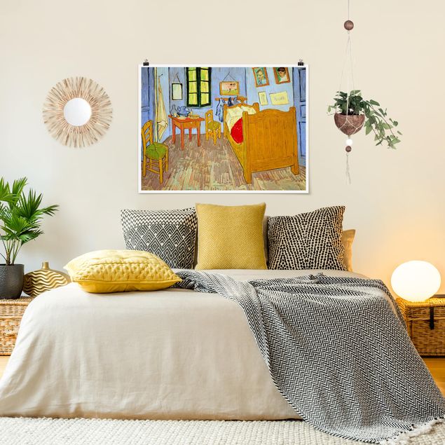 Poster - Vincent van Gogh - Schlafzimmer in Arles - Querformat 3:4