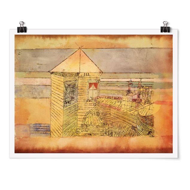 Poster - Paul Klee - Wunderbare Landung - Querformat 3:4